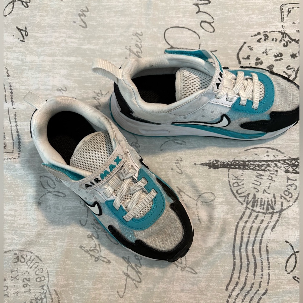 Nike Kids Sneakers - White, Teal, Black